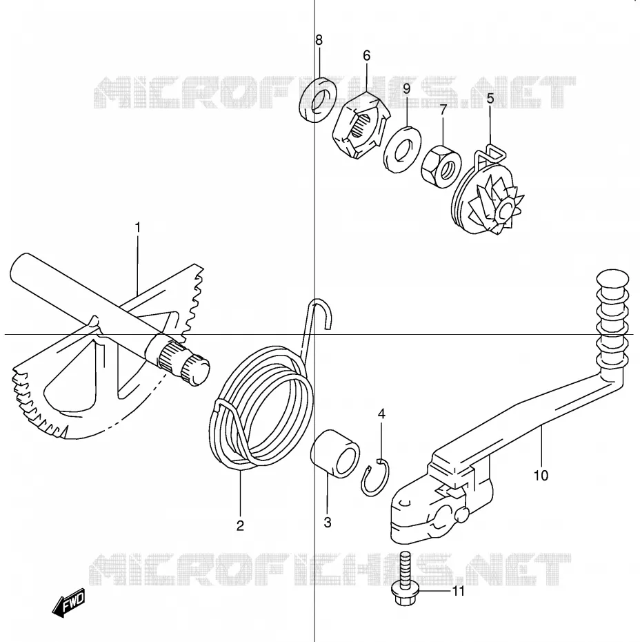 KICK STARTER Suzuki MOTO 50 STREET-MAGIC 2000  TR50SY(E2)