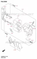 FRONT CALIPER for Suzuki V-STROM 800 2024