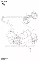 FUEL EVAP SYSTEM for Suzuki V-STROM 800 2024