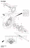 REAR WHEEL for Suzuki V-STROM 800 2024