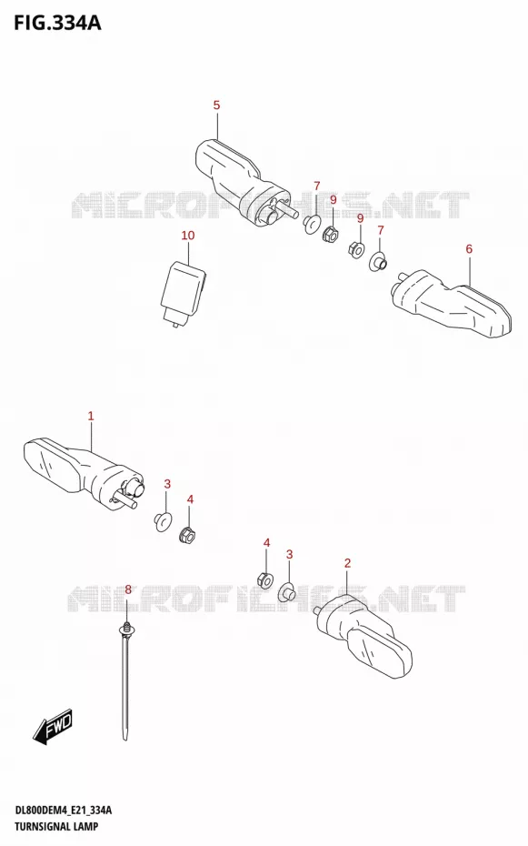 INDICATORS Suzuki MOTO 800 V-STROM 2024  DL800DERC M4 (E21)