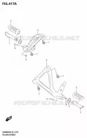 FOOTREST for Suzuki V-STROM 800 2024