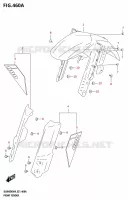 FRONT FENDER for Suzuki V-STROM 800 2024