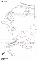 REAR FAIRING for Suzuki V-STROM 800 2024