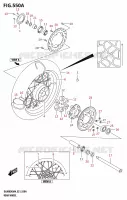 REAR WHEEL for Suzuki V-STROM 800 2024