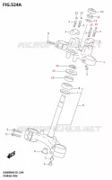 STEERING COLUMN for Suzuki V-STROM 800 2024