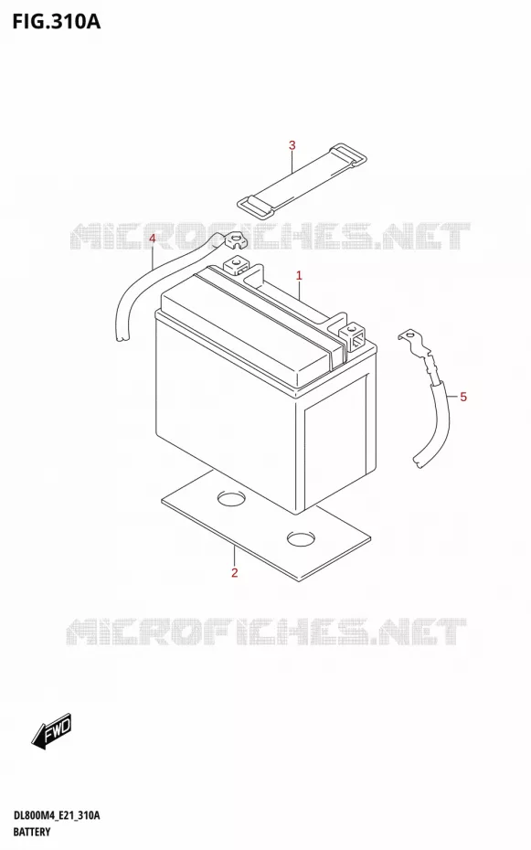 BATTERY Suzuki MOTO 800 V-STROM 2024  DL800RQ M4 (E21)