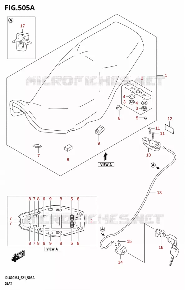 SEAT Suzuki MOTO 800 V-STROM 2024  DL800RQ M4 (E21)