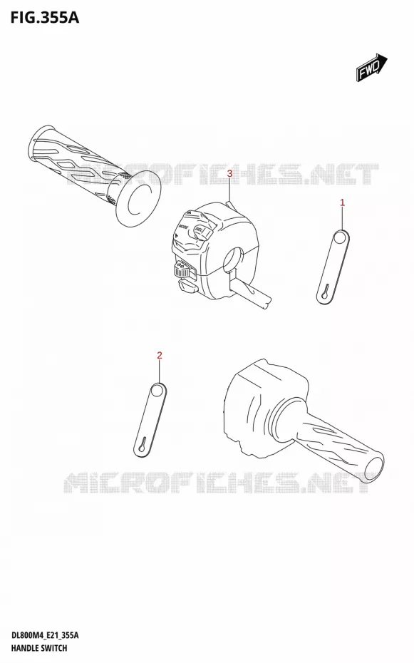 SWITCHES Suzuki MOTO 800 V-STROM 2024  DL800RQ M4 (E21)