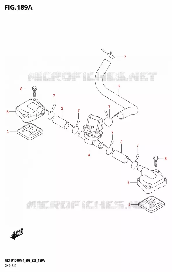 ANTI POLLUTION SYSTEM Suzuki MOTO 1000 GSX-R 2024  GSX-R1000A M4 E03 E28 E33