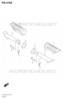 FOOTREST for Suzuki ACCESS 125 2022