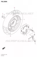 REAR WHEEL for Suzuki ACCESS 125 2022
