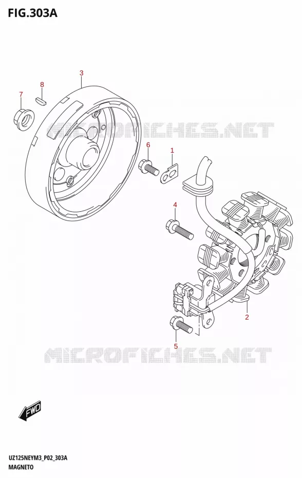 IGNITION Suzuki SCOOTER 125 ADDRESS 2023  UZ125NEY M3 (P19)