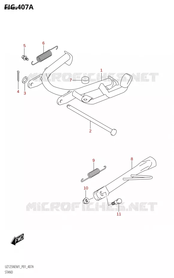 STAND Suzuki SCOOTER 125 ADDRESS 2023  UZ125NEY M3 (P19)
