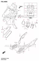 FOOTREST for Suzuki AVENIS 125 2024