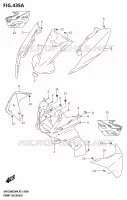 FRONT FAIRING for Suzuki AVENIS 125 2024