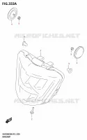 HEADLIGHT for Suzuki AVENIS 125 2024