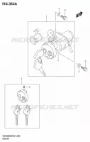 LOCK SET for Suzuki AVENIS 125 2024
