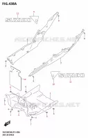 LOWER FAIRING for Suzuki AVENIS 125 2024