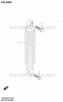REAR SHOCK ABSORBER for Suzuki AVENIS 125 2024