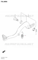 BRAKE PEDAL for Suzuki RM-Z 450 2024