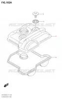 CYLINDER HEAD COVER for Suzuki RM-Z 450 2024