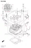 CYLINDER HEAD for Suzuki RM-Z 450 2024