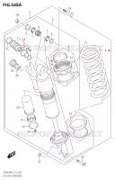 REAR SHOCK ABSORBER for Suzuki RM-Z 450 2024