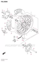 REAR WHEEL for Suzuki RM-Z 450 2024