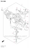 THROTTLE BODY for Suzuki RM-Z 450 2024