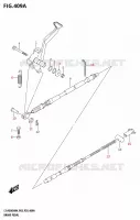 BRAKE PEDAL for Suzuki KINGQUAD 500 2024