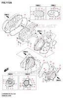 CRANKCASE COVER for Suzuki KINGQUAD 500 2024