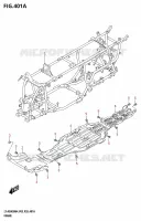 FRAME for Suzuki KINGQUAD 500 2024