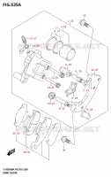 FRONT CALIPER for Suzuki KINGQUAD 500 2024