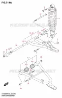 FRONT SUSPENSION ARM (LT A500X) for Suzuki KINGQUAD 500 2024