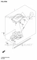 GEAR LEVER for Suzuki KINGQUAD 500 2024