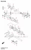 GEAR SHIFTING ASSY for Suzuki KINGQUAD 500 2024