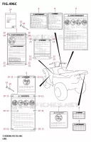 LABEL (P28) for Suzuki KINGQUAD 500 2024