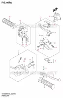 LEVERS   HANDGRIPS (LT A500X) for Suzuki KINGQUAD 500 2024