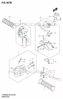 LEVERS   HANDGRIPS (LT A500XP,LT A500XPZ) for Suzuki KINGQUAD 500 2024