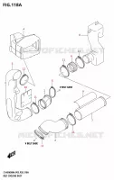 V BELT COOLING DUCT for Suzuki KINGQUAD 500 2024