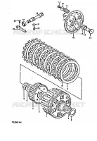 CLUTCH for Suzuki TS-ER 250 1996