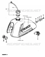 FUEL TANK for Suzuki TS-ER 50 1979