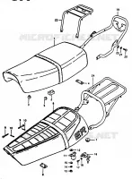 SEAT for Suzuki TS 125 1979