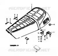 SEAT for Suzuki TS-ER 50 1979