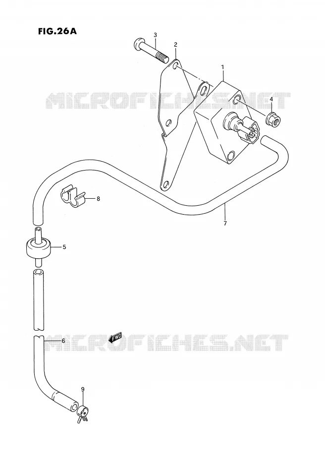 AIR SENSOR (MODEL K/L/M/N/P/R/S) Suzuki MOTO 1400 INTRUDER 1988  VS1400GLPJ(E2)