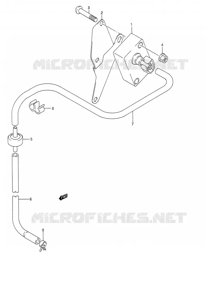 AIR SENSOR (MODEL L/M/N/P/R/S) Suzuki MOTO 1400 INTRUDER 1993  VS1400GLFP(E28)