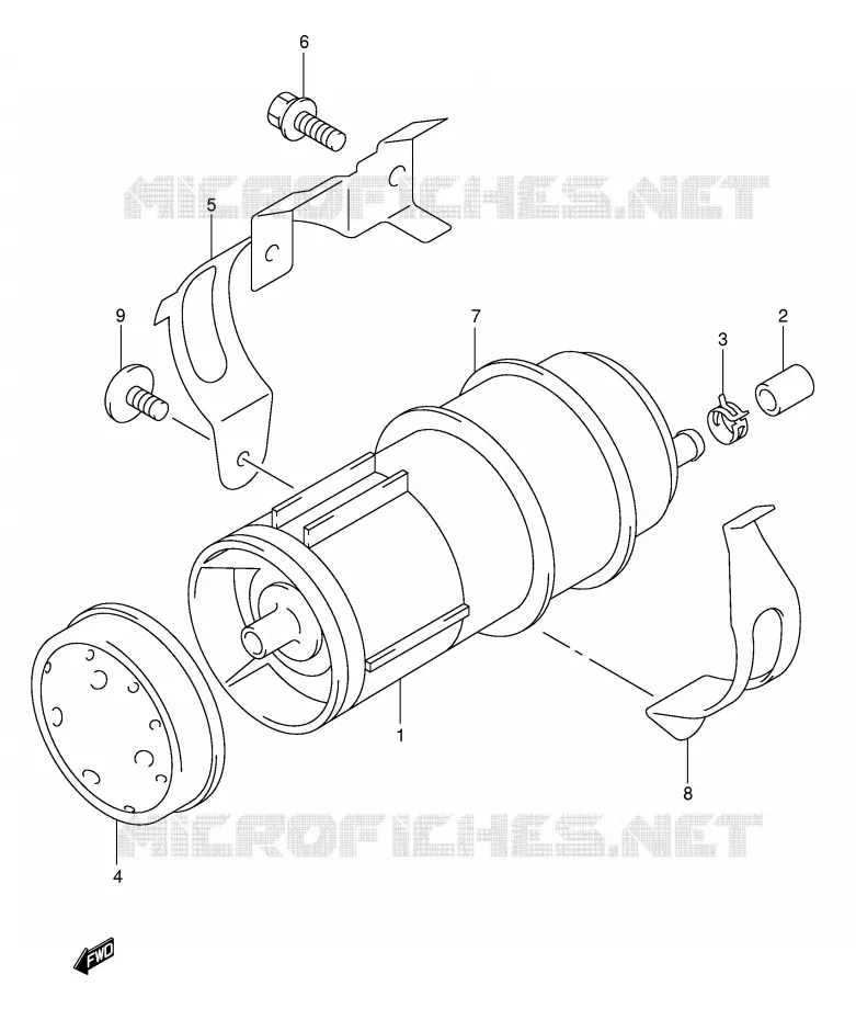 FUEL CATCH TANK Suzuki MOTO 1500 INTRUDER 1999  VL1500X(E2)