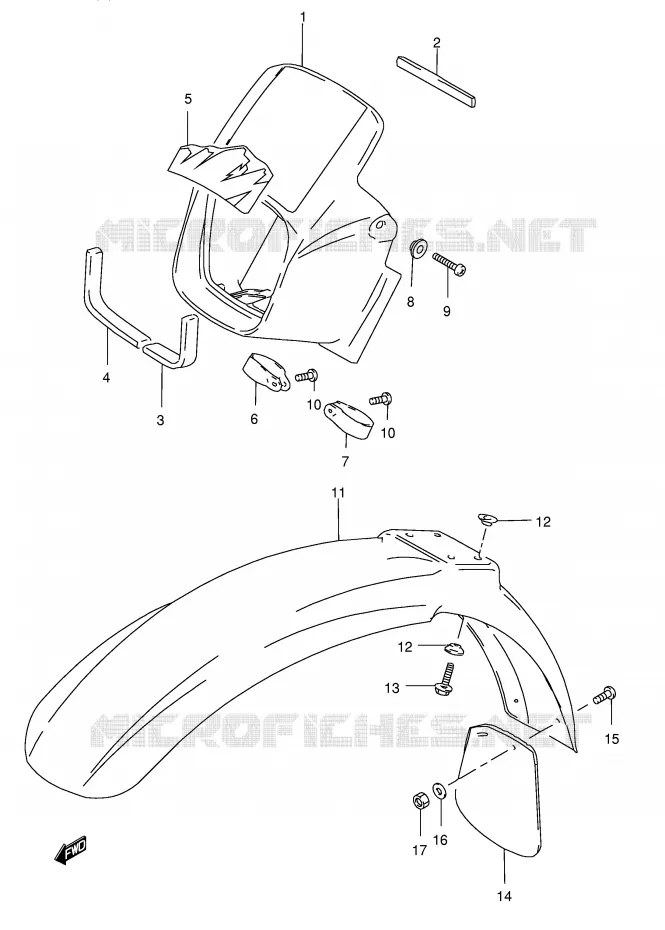 HEADLAMP HOUSING (MODEL R) Suzuki MOTO 50 TS-X 1984  TS50XKE(E1)