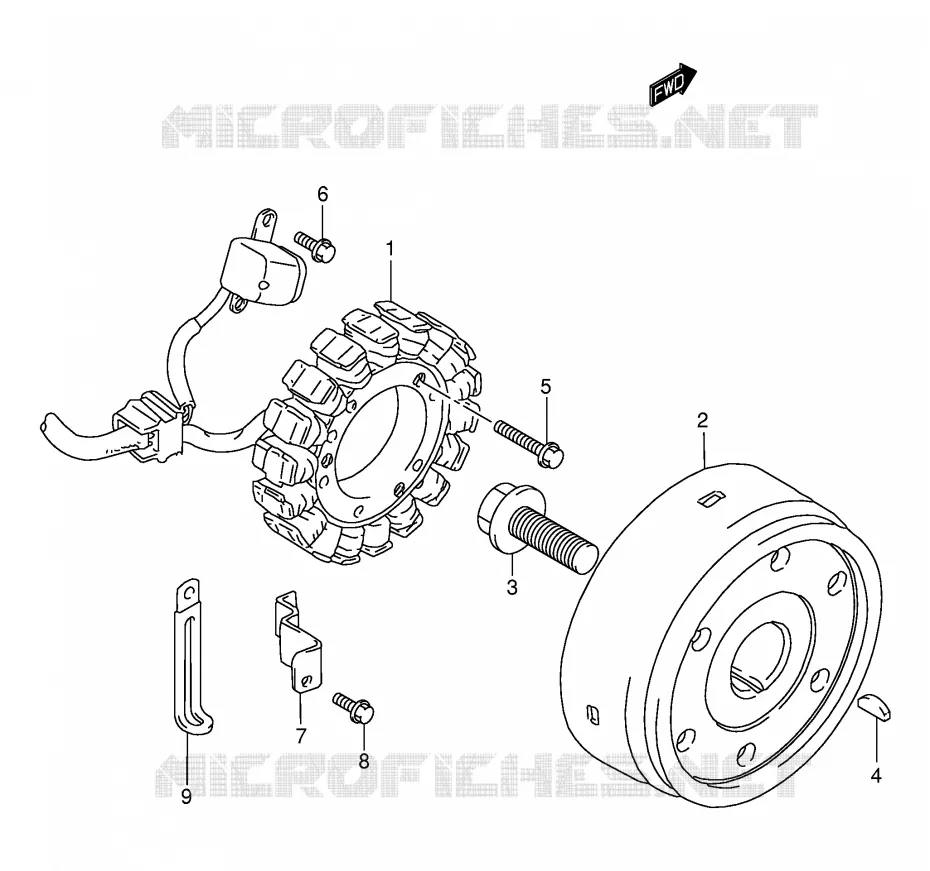 IGNITION Suzuki MOTO 1500 INTRUDER 1999  VL1500X(E2)